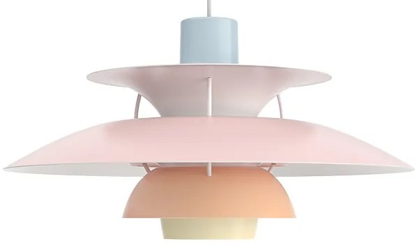 Louis Poulsen - PH 5 Lampada a Sospensione Pastels Blue/Rose/Peach Louis Poulsen