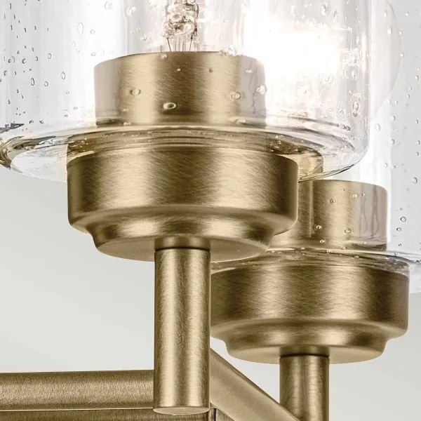 Kichler KL-WINSLOW-2W-NBR - Applique WINSLOW 2xE27/60W/230V ottone