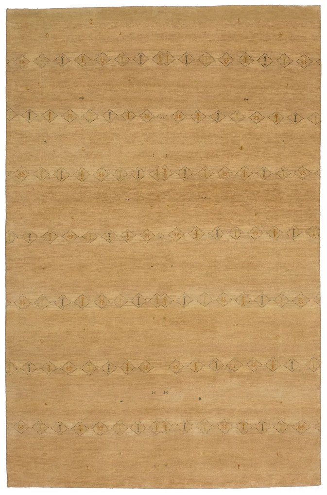 Loribaft Tappeto 180 x 120 Beige (Indian) Annodato A Mano