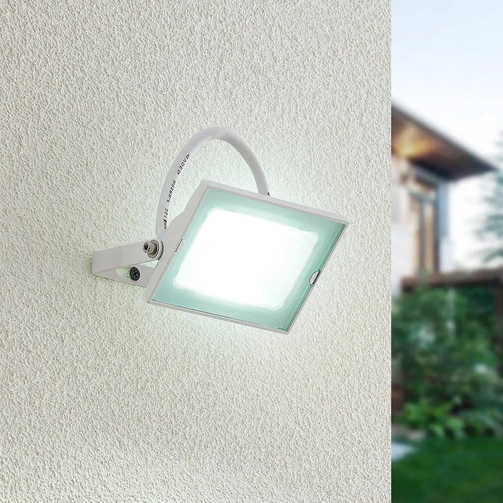 Lindby Aine spot LED da esterni bianco 7,7 cm