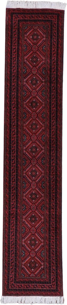 Afghan Tappeto 290 x 60 (Afghanistan) Annodato A Mano