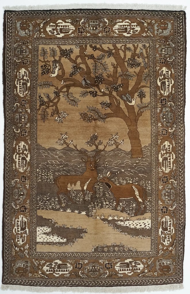 Tabriz Tappeto persiano 210x140 (Iran) Annodato A Mano