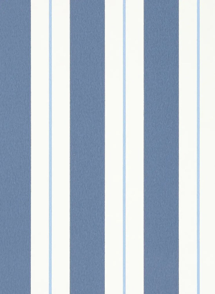 Osborne & Little Tapete Bramante Stripe - Indigo