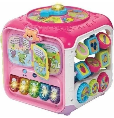 Gioco Educativo Vtech Baby Super cube des découvertes rose