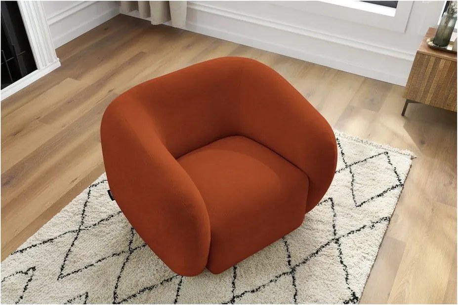 Poltrona arancione Celine – Bobochic Paris