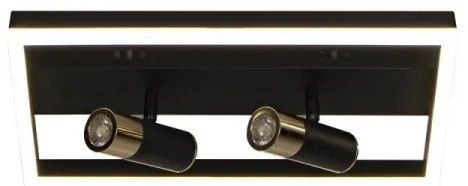 Plafoniera LED dimmerabile LED/50W/230V 3000-6500K nero + telecomando