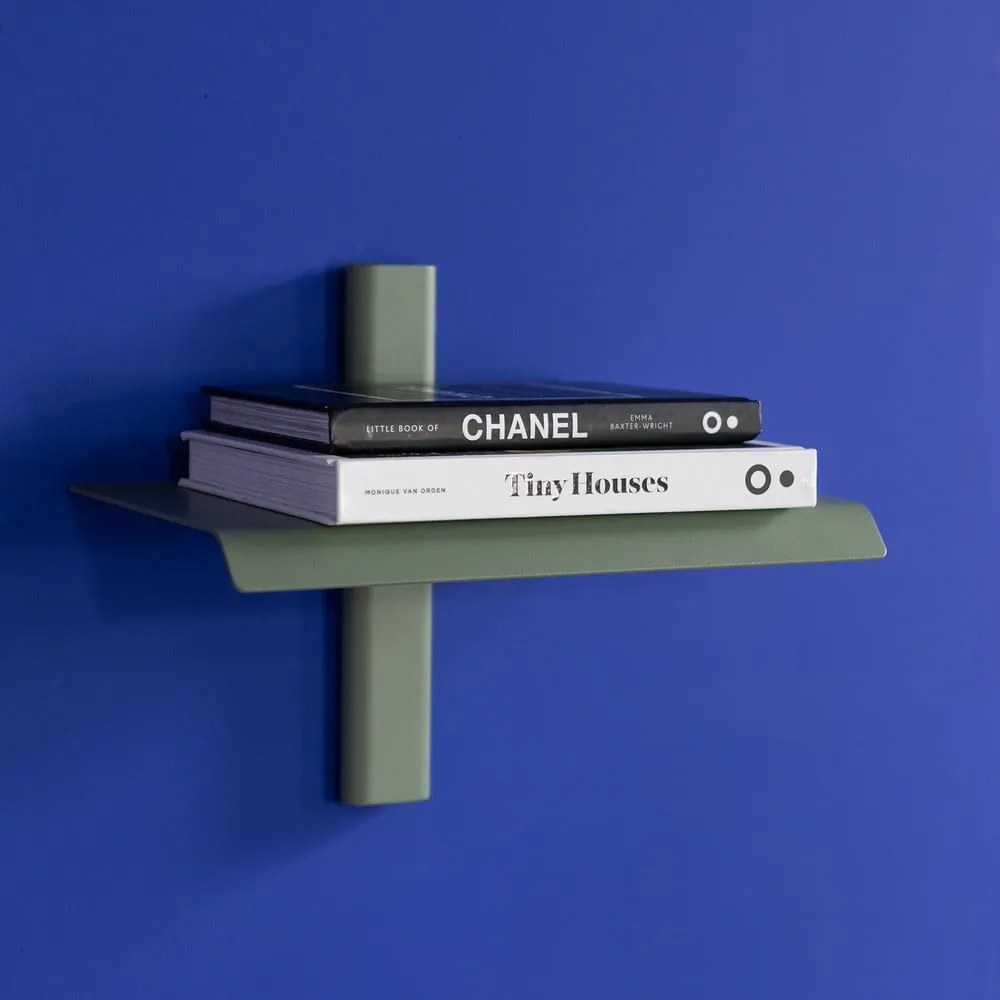 Mensola verde polveroso in metallo 28 cm Hola – Spinder Design