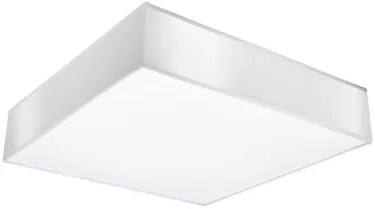 Plafoniera Quadrata da Soffitto in PVC 3xE27 HORUS 45 White da interno