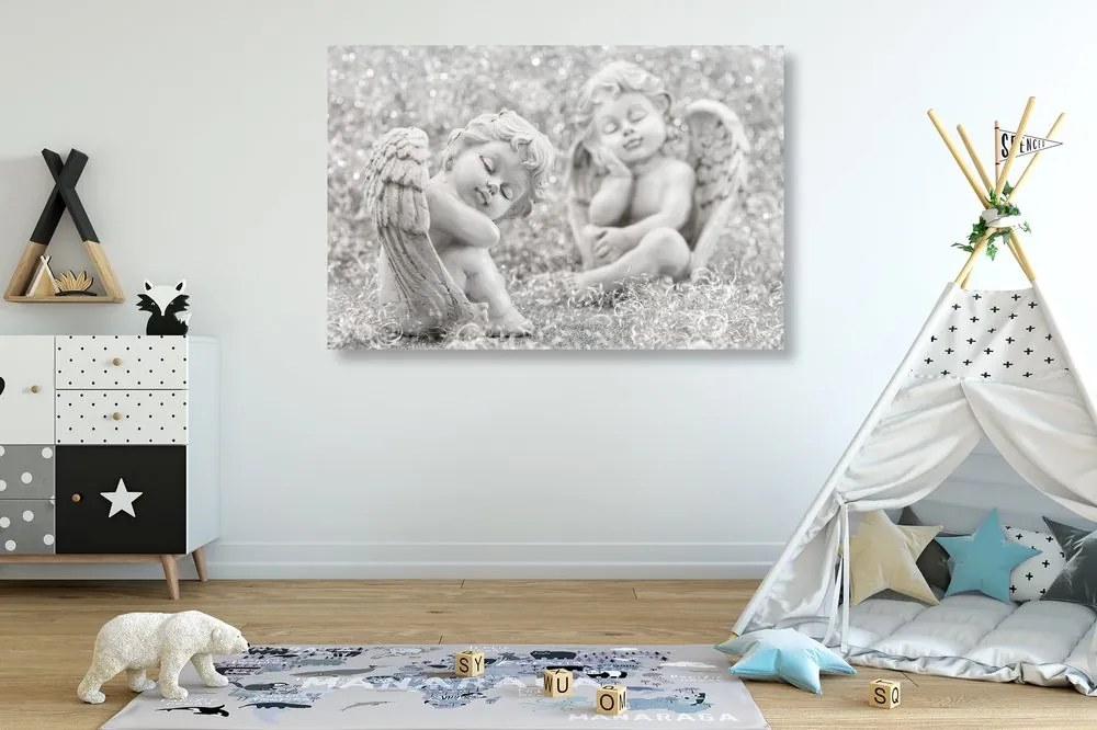 Quadro su tela – Coppia di angeli