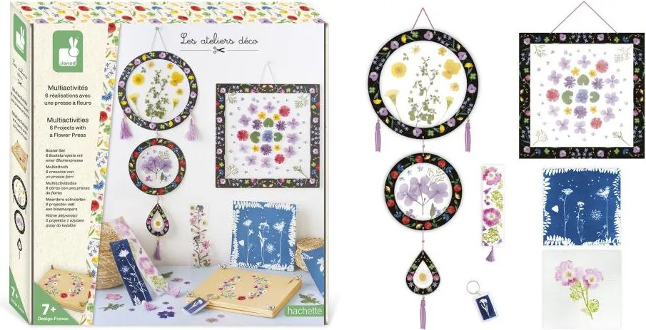 Atelier per bambini XXL - Erbario - 6 creazioni con fiori da essiccare
