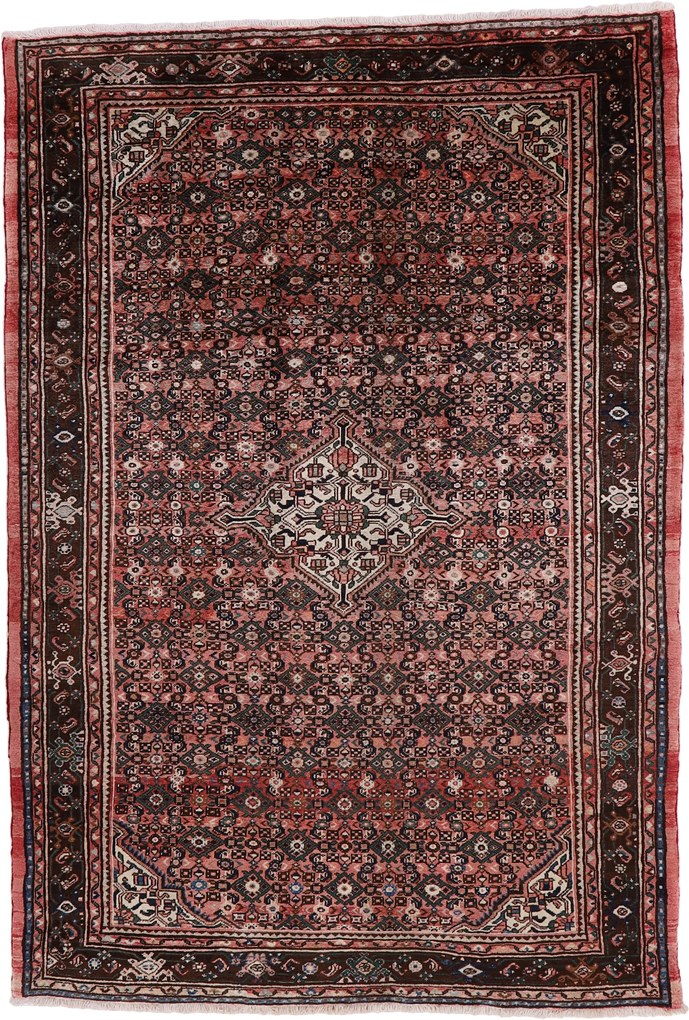 Hosseinabad Tappeto 300 x 210 (Iran) Annodato A Mano