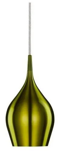 Searchlight 6461-12GR - Lampadario a sospensione con filo VIBRANT 1xE14/40W/230V verde