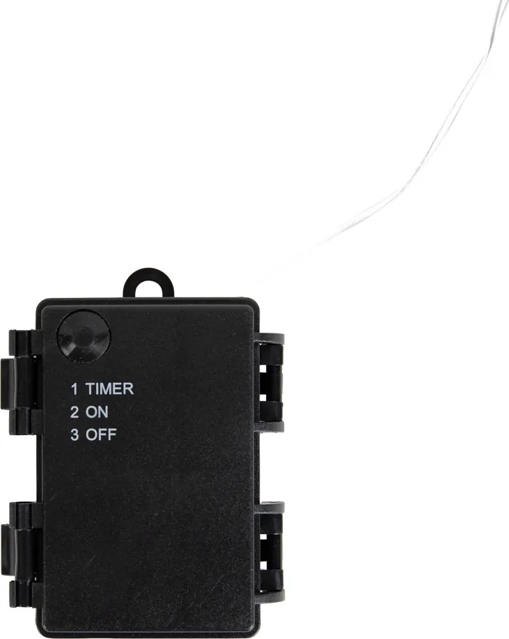 Luce natalizia a paletto neon rosso a forma di bastoncino di zucchero con LED, timer e IP44 - Fura