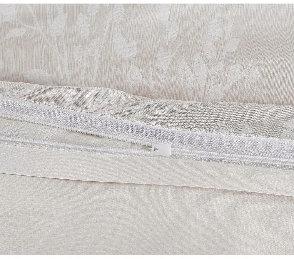 Biancheria da letto singola jacquard beige 140x200 cm Boston - My House