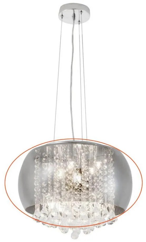 Rabalux 3599 - Vetro di ricambio per lampadario NINELLE G9