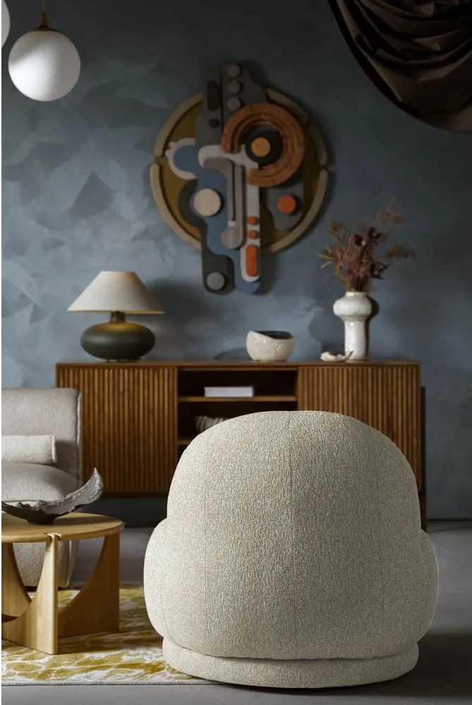 Poltrona beige Ovo – Miuform