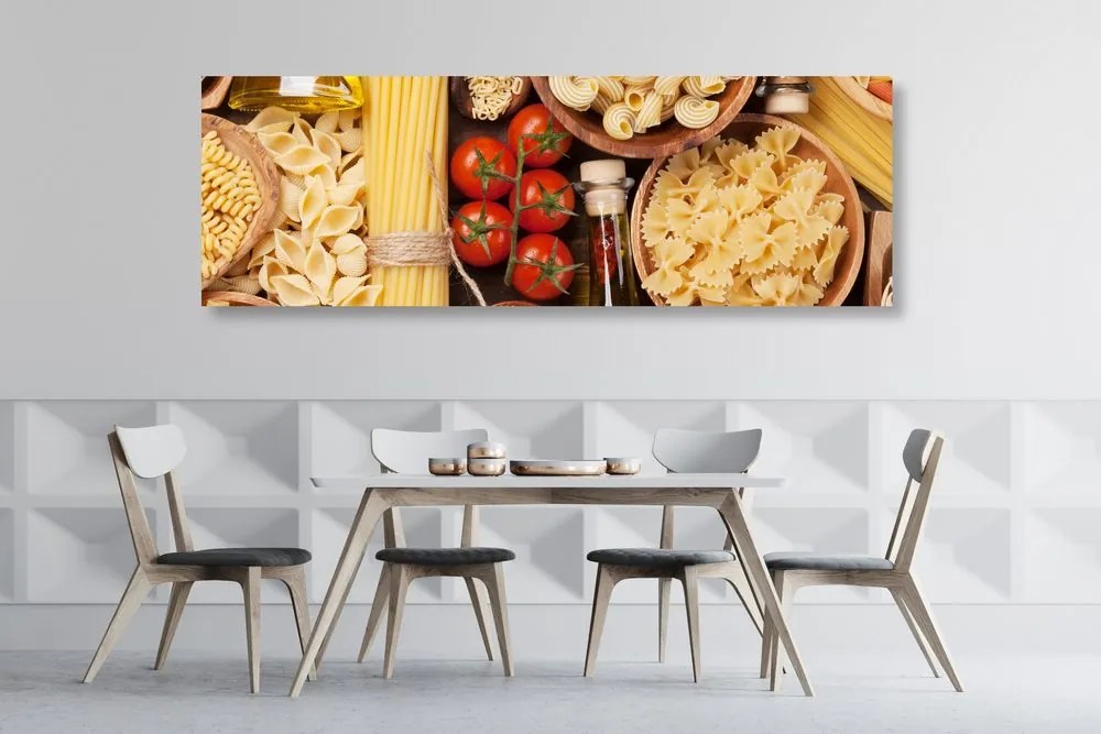 Quadro su tela – Varietà di pasta italiana