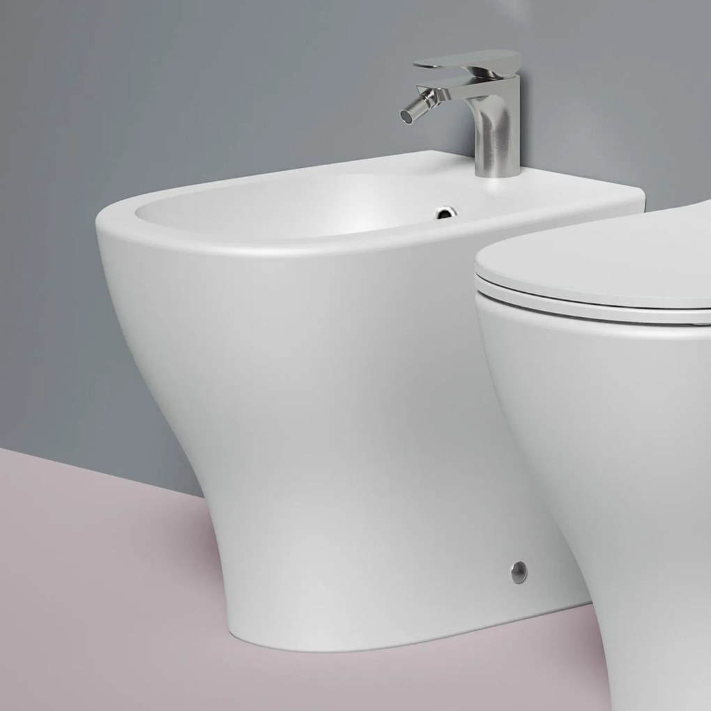 Bidet a Terra The ArtCeram Bianco Lucido "Ten"