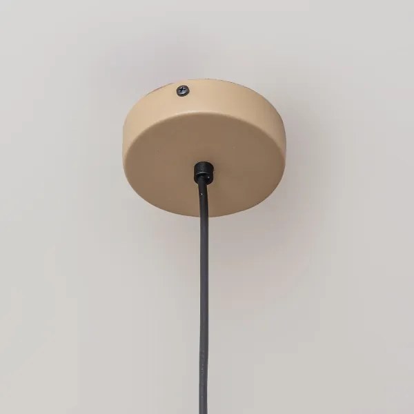 Lampadario a sospensione ETNA II 1xE27/15W/230V Ø 25 cm beige