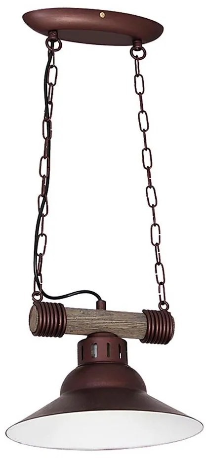 Lampadario a sospensione con catena JOSE 1xE27/60W/230V