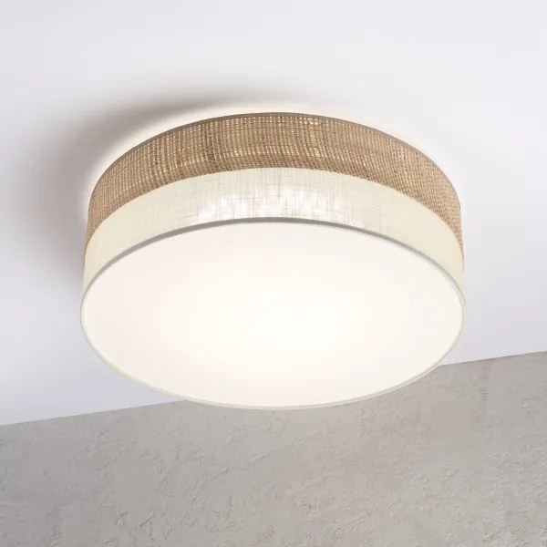 Plafoniera LED SIRJA BOHO LED/36W/230V ø 45 cm beige/crema