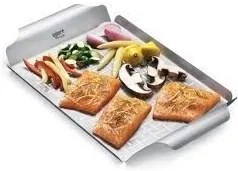 Piatto Weber di cottura deluxe in acciaio inox