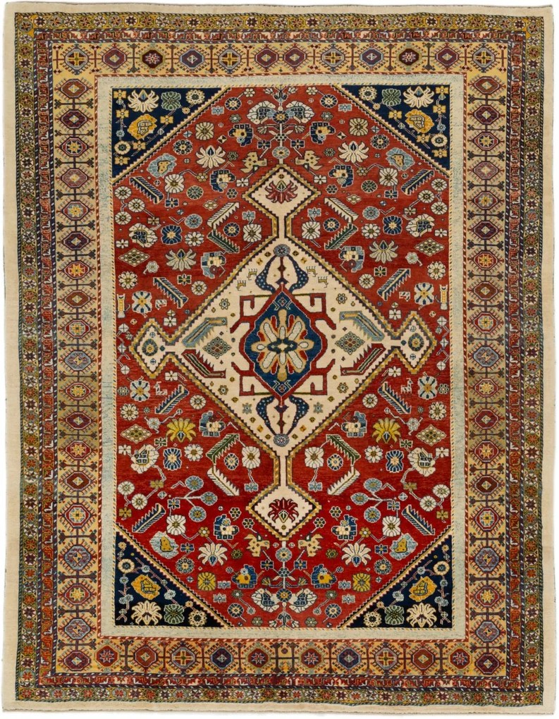 Gashghai Tappeto 200x250 (Iran) Annodato A Mano