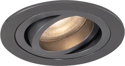Faretto da incasso moderno canna di fucile GU10 50 mm rotondo orientabile - Rondoo