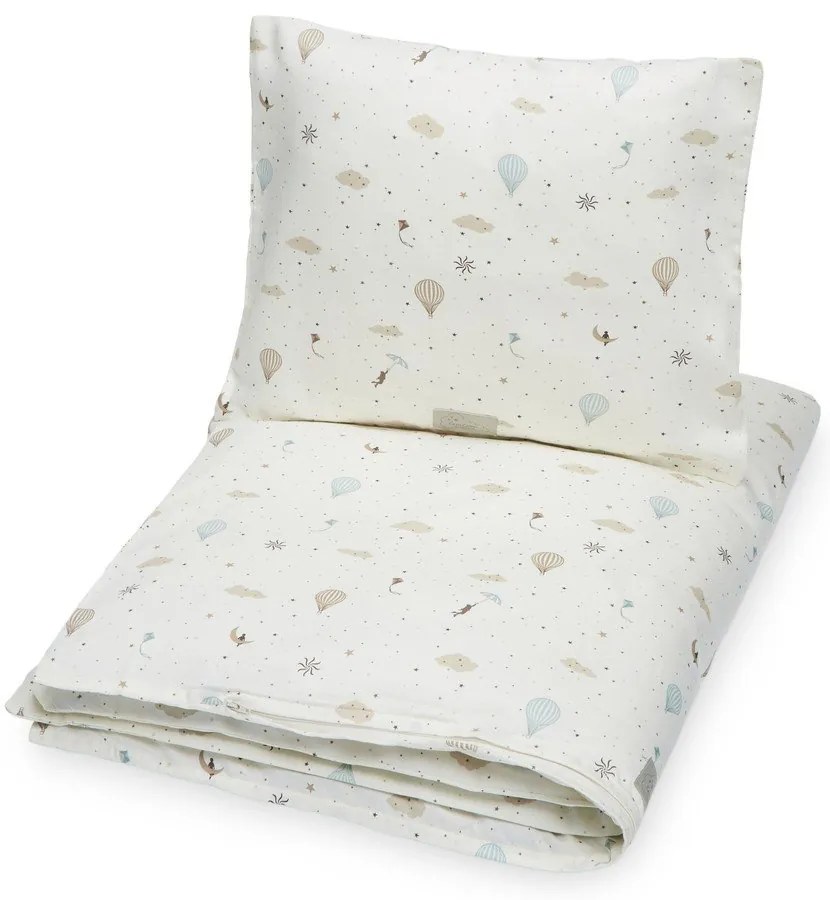 Set copripiumino e federa da bambini avorio in cotone organico per culla 100x140 cm Dreamland – Cam Cam Copenhagen