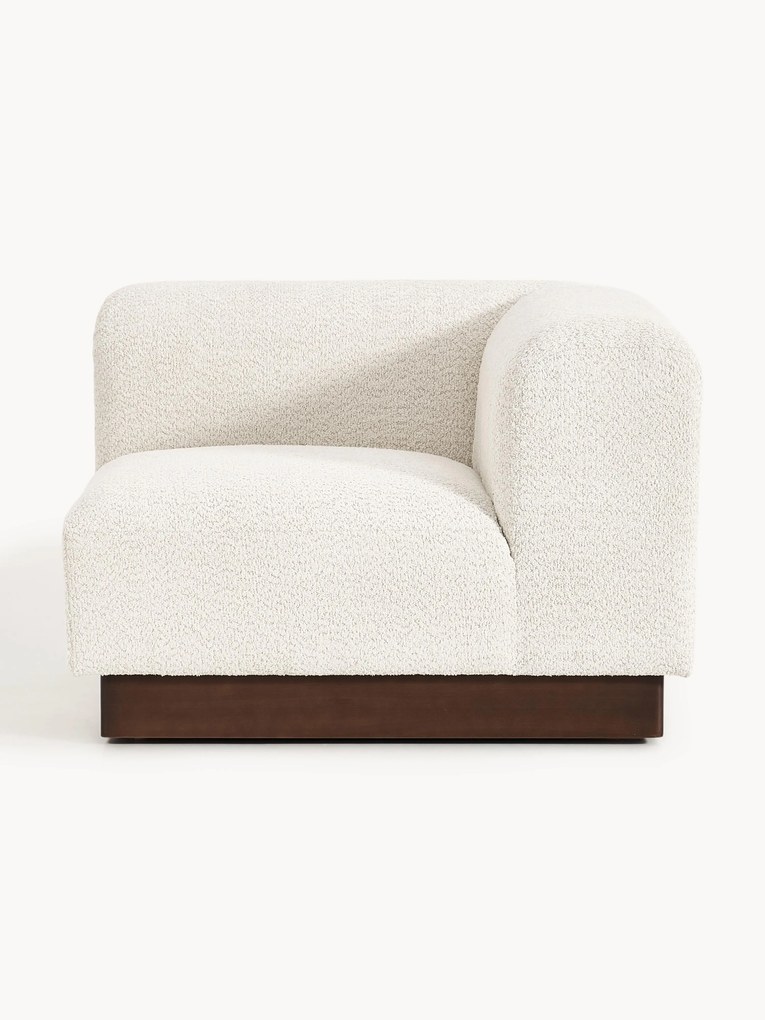 Modulo angolare in teddy bouclé Natalie