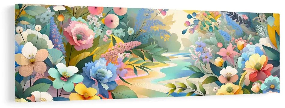 Quadro su tela – Fiori dai mille colori
