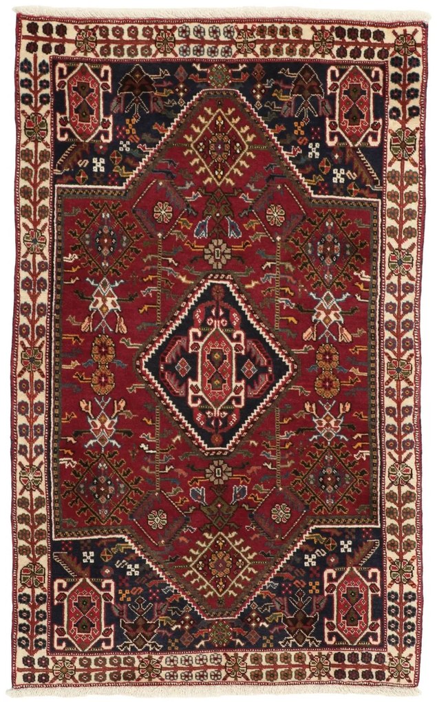 Gashghai Tappeto 80x140 (Iran) Annodato A Mano