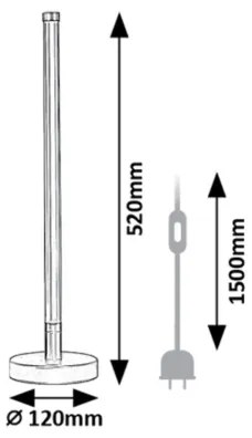 Rabalux 74165 - Lampada da tavolo LED NIVARO LED/8W/230V 3000K