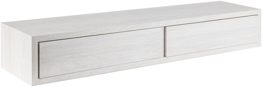 Mensola a muro Domino rettangolare in mdf L 88.2 x P 20 cm