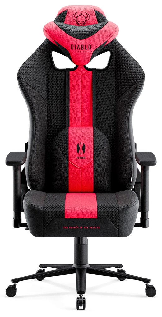 Sedia da gaming Diablo X-Player 2.0 In Materiale King Size: Cremisi-Antracite