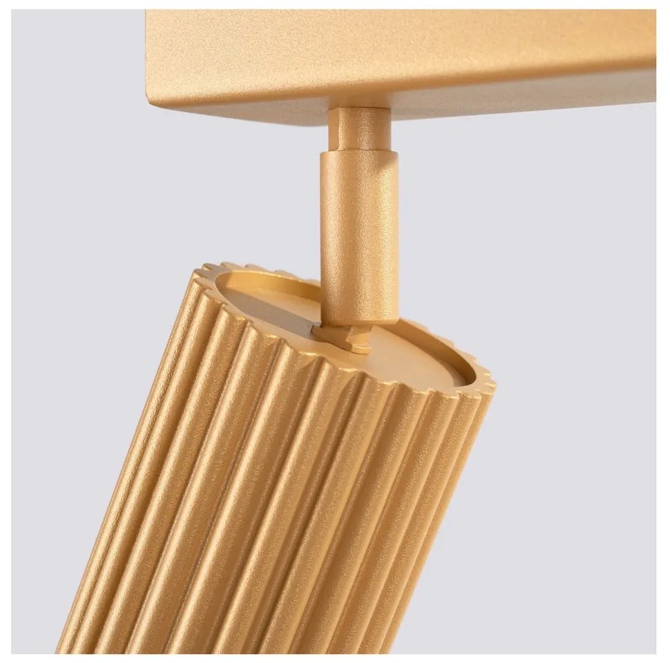 Faretto dorato 6,5x117 cm Gleam – Sollux