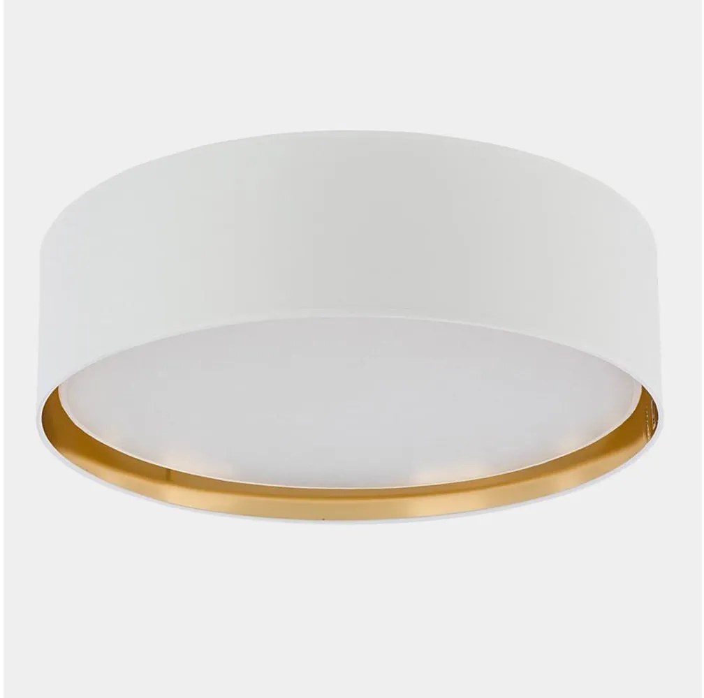 Plafoniera BILBAO 4xE27/15W/230V d. 60 cm bianca/oro