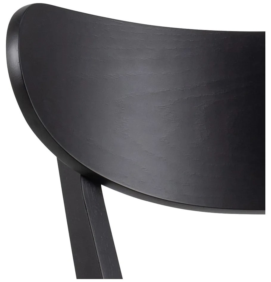 Sgabelli da bar in legno di gomma nera in set da 2 105 cm Roxby - Actona