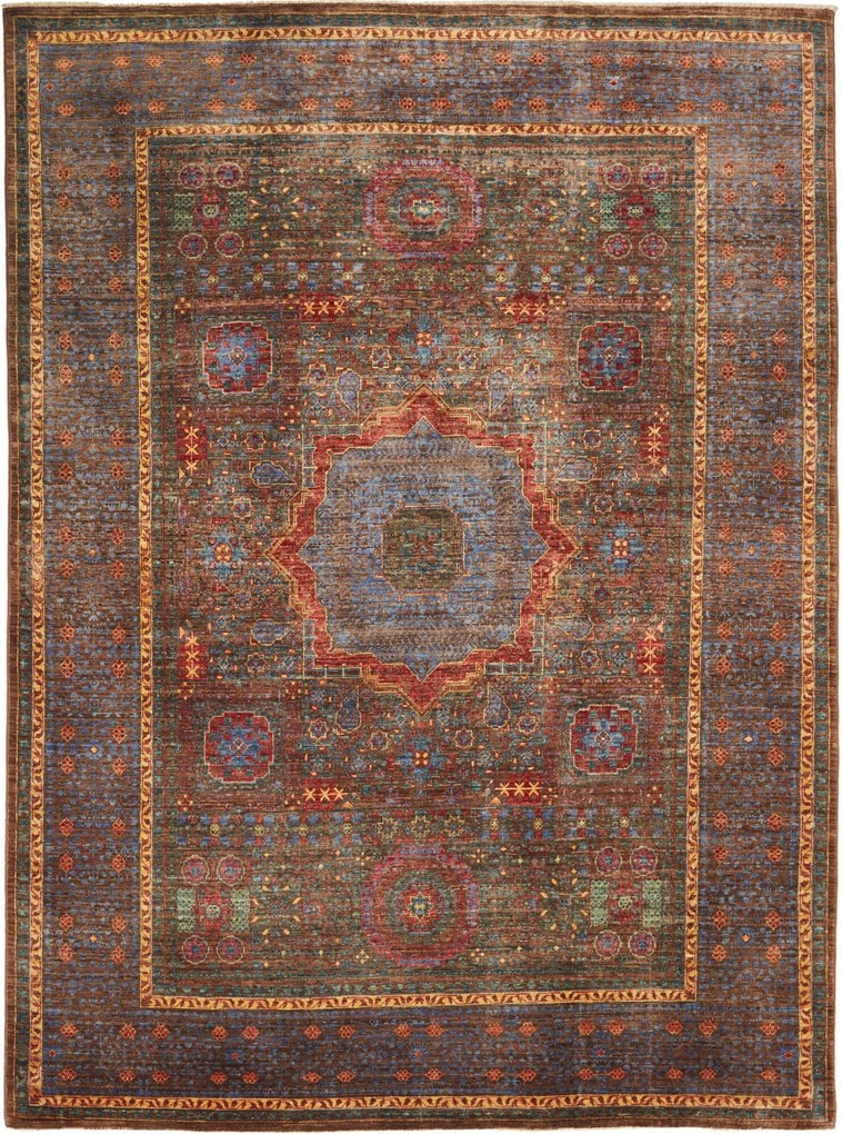 Mamluk Tappeto orientale 180 x 240 Marrone (Pakistan) Annodato A Mano