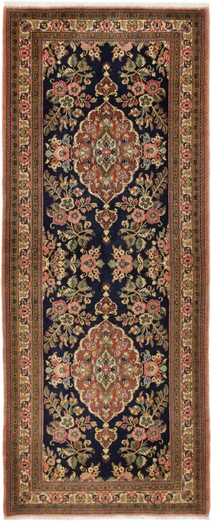 Ghom Tappeto persiano 80x200 (Iran) Annodato A Mano