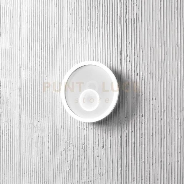 Melania p/p plafoniera 3000k 1700lm 40w d.40cm in alluminio bianco