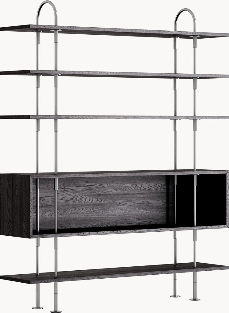 Libreria grande in legno Keen