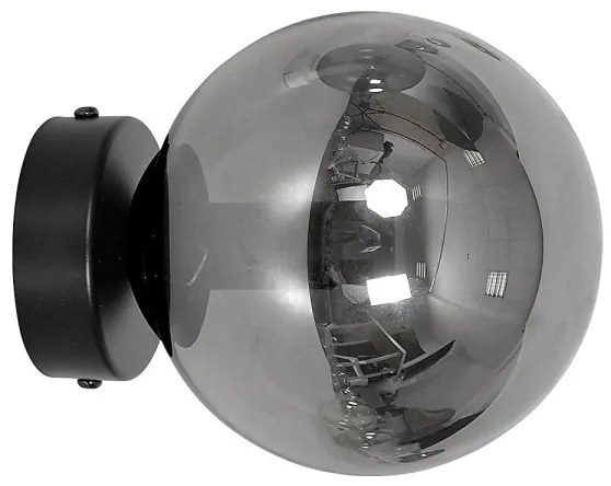 Paralume di ricambio per lampadario e applique ROSSI pr. 14 cm grigio/fumo