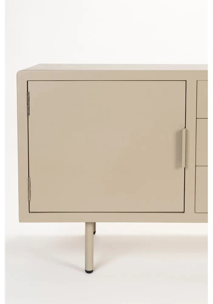 Cassettiera beige 140x55x40 cm Kos – White Label