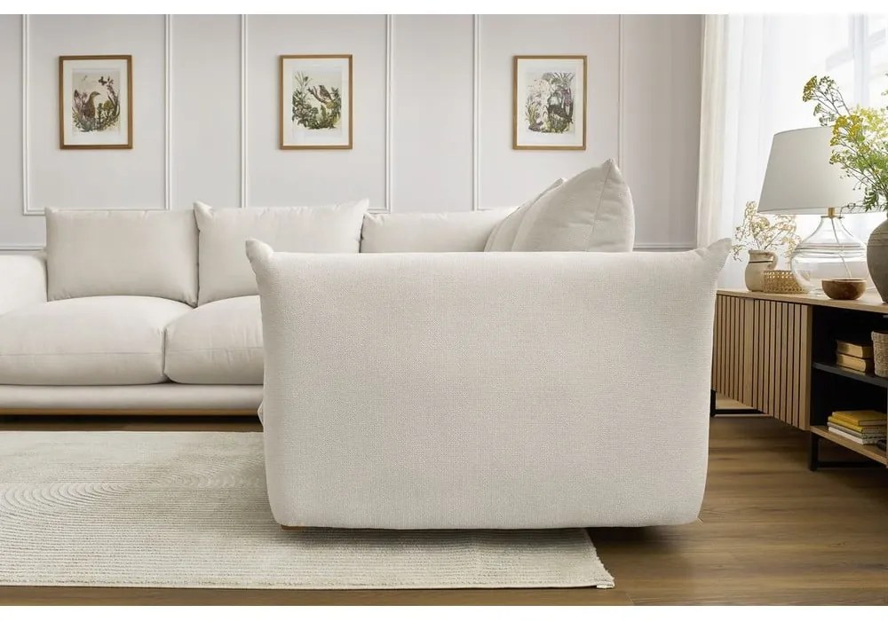 Divano angolare color crema Ernest – Bobochic Paris