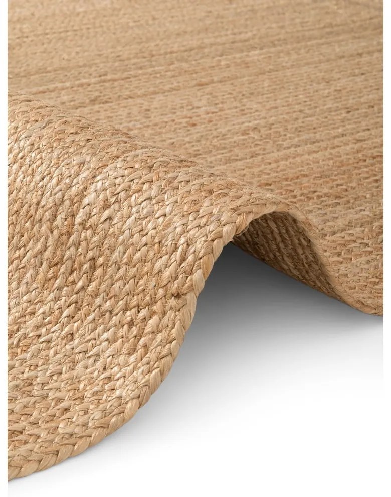 Tappeto di colore naturale in iuta reversibile e tessuto a mano 80x150 cm Sharmila Natural Brown – Hanse Home