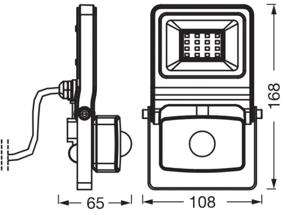Osram - Proiettore LED con sensore ENDURA LED/10W/230V 3000K IP44