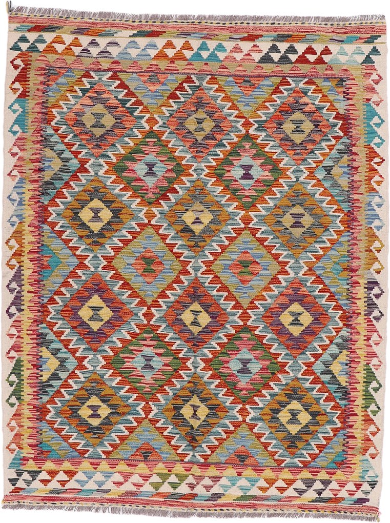 Kilim Tappeto 150x180 (Pakistan) Annodato A Mano