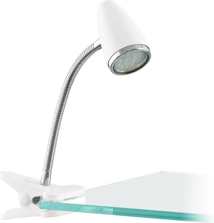 Eglo 902368 - Lampada LED con clip RICCIO 1xGU10/2,8W/230V bianco/cromo lucido