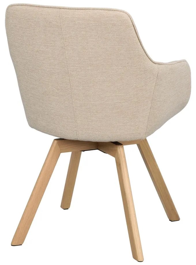 Set di sedie da pranzo beige in imbottito 2 pz Alison – Rowico